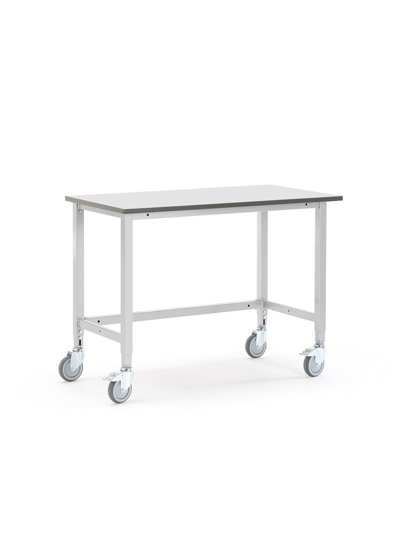 Mobilny stół roboczy MOTION, 1200x600 mm