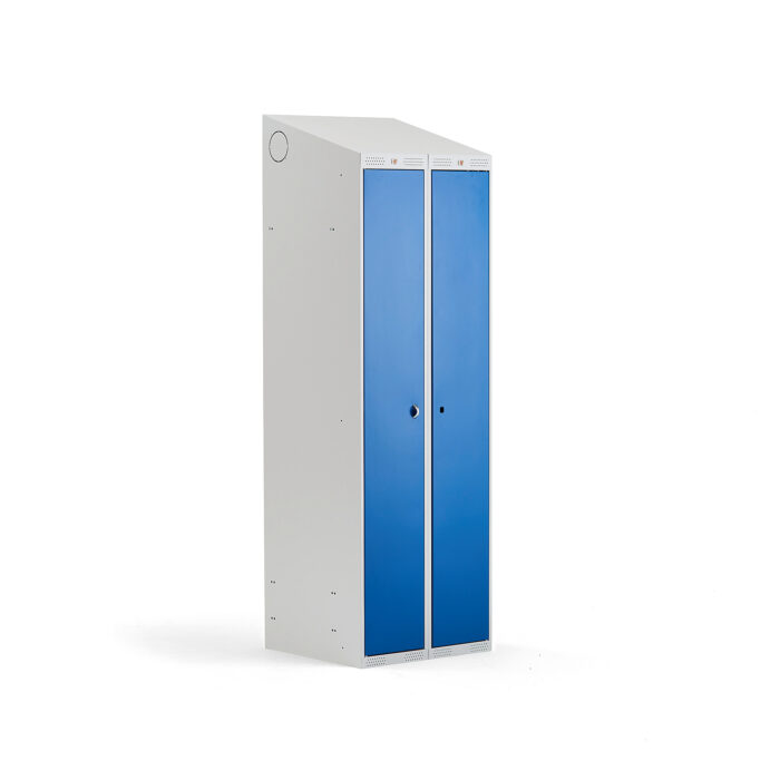 Szafa ubraniowa CLASSIC COMBO, 2 drzwi, 1900x600x550 mm, niebieski