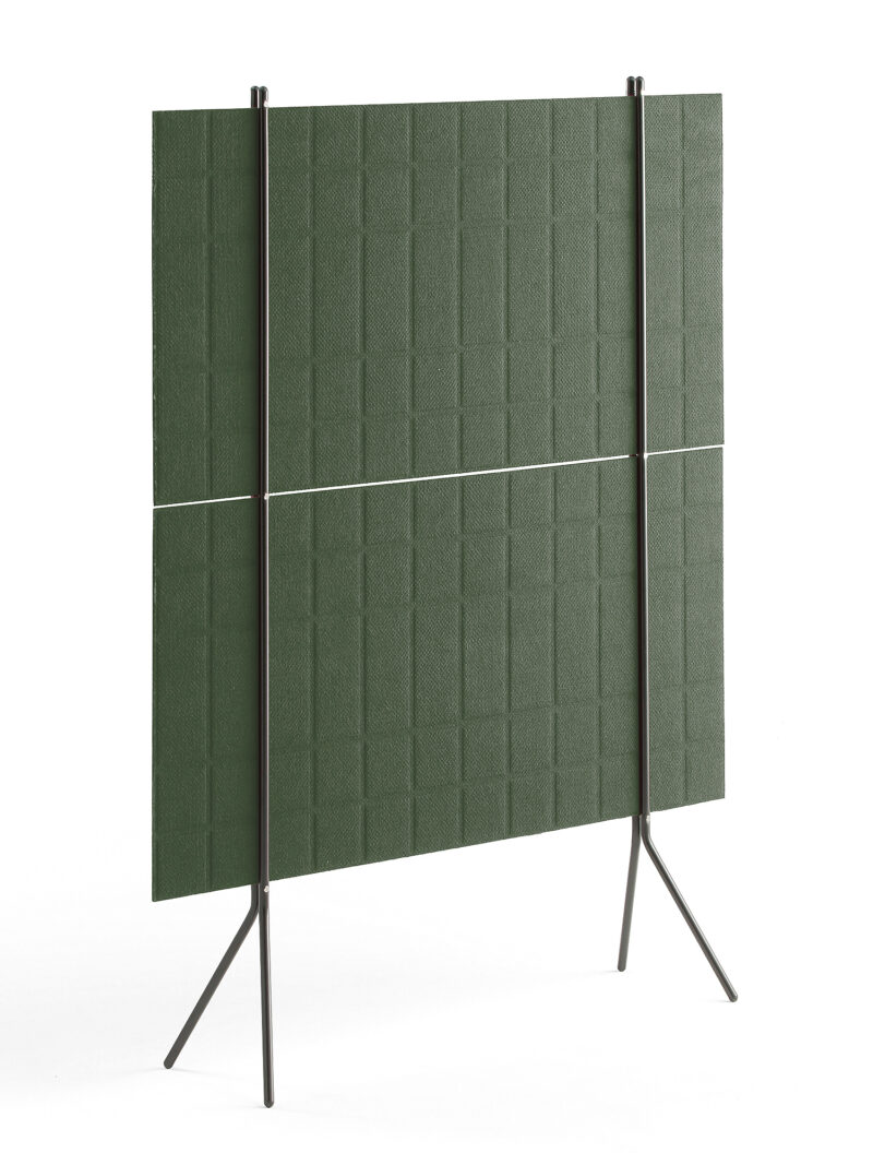 Ścianka podłogowa SPLIT, 1200x1500 mm, zielony