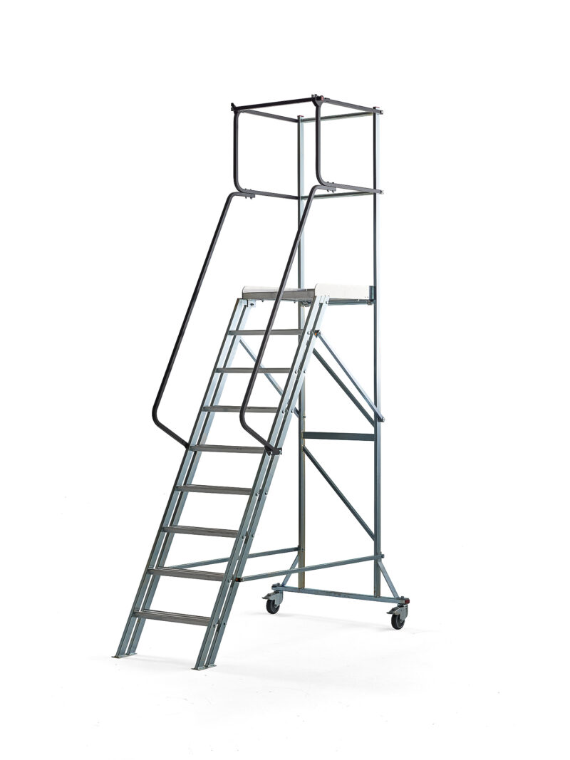 Platforma robocza ALOFT, 9 stopni, W 1800 mm