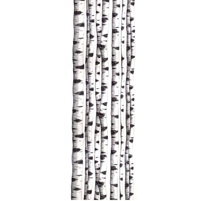 Ścienny panel dźwiękochłonny SKOGSBRYN, 650x2200 mm, las
