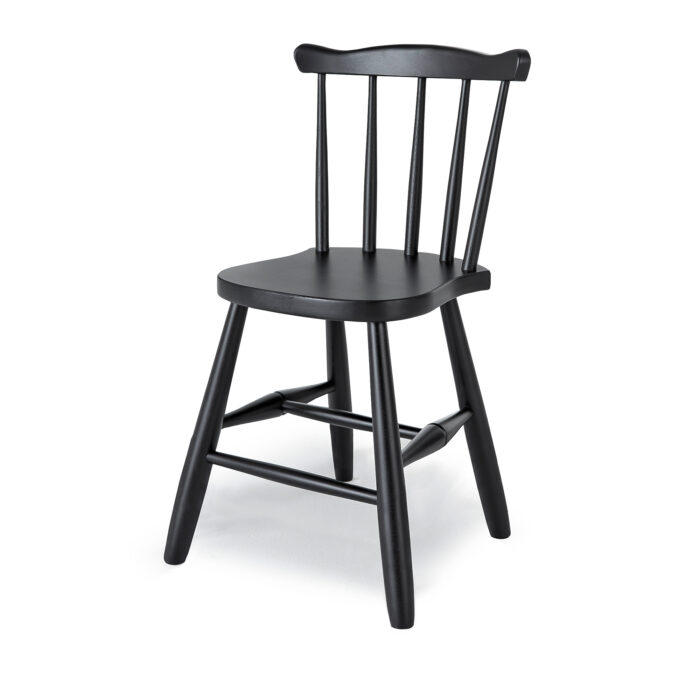 Krzesło dziecięce BASIC, 390 mm, czarny