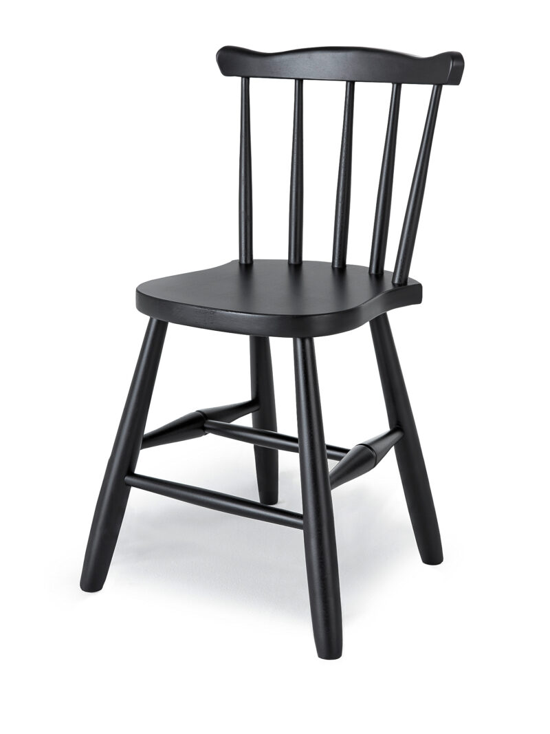 Krzesło dziecięce BASIC, 390 mm, czarny
