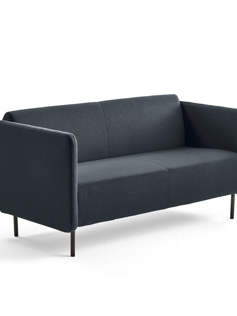 Sofa 2-osobowa CLEAR, tkanina, antracyt