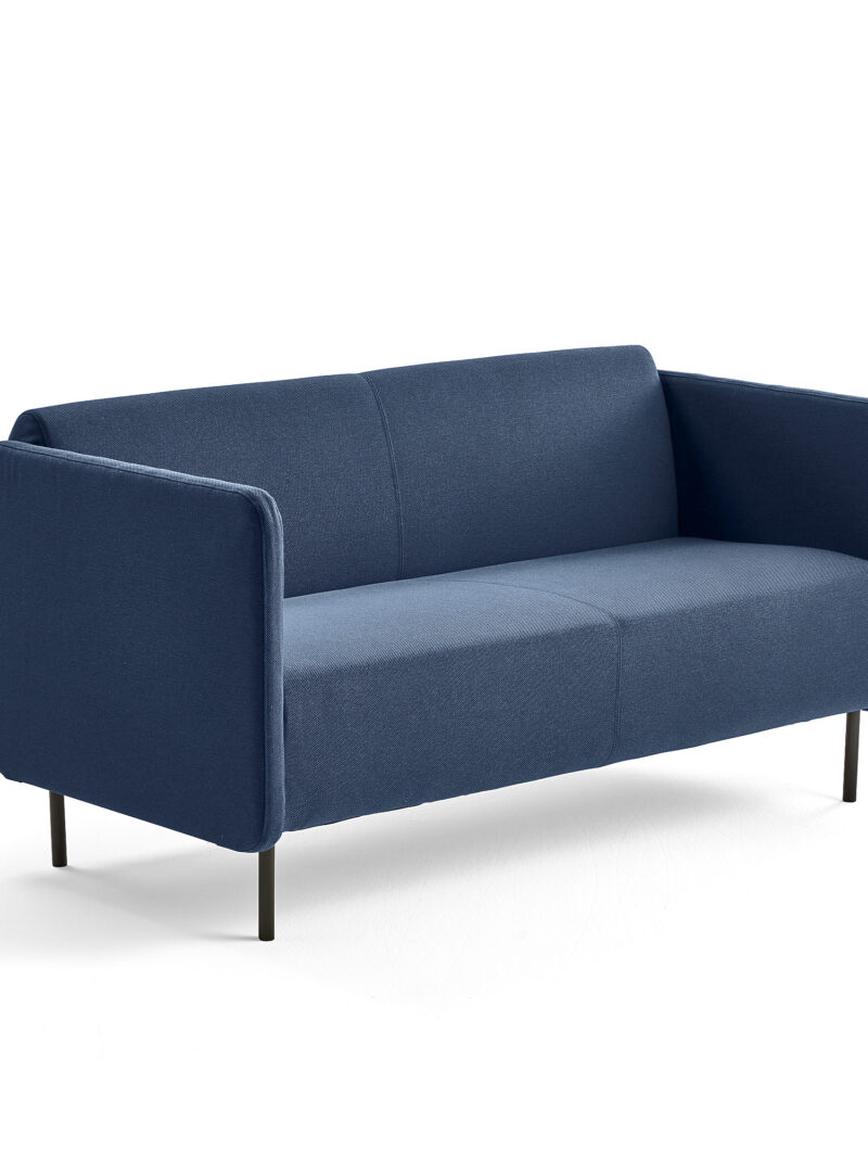 Sofa 2-osobowa CLEAR, tkanina, ciemnoniebieski