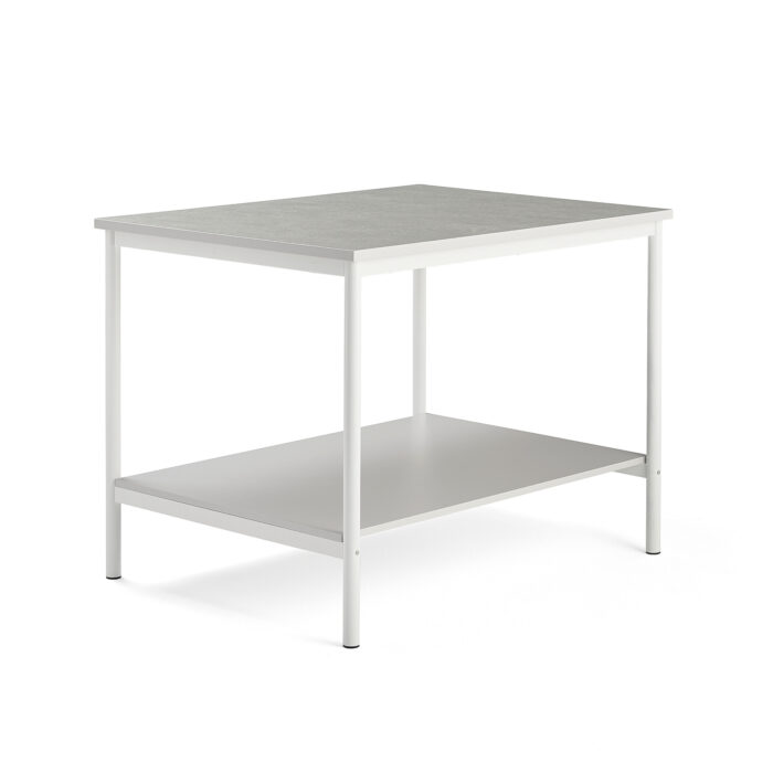 Stół roboczy, 1200x900x900 mm, szary, biały