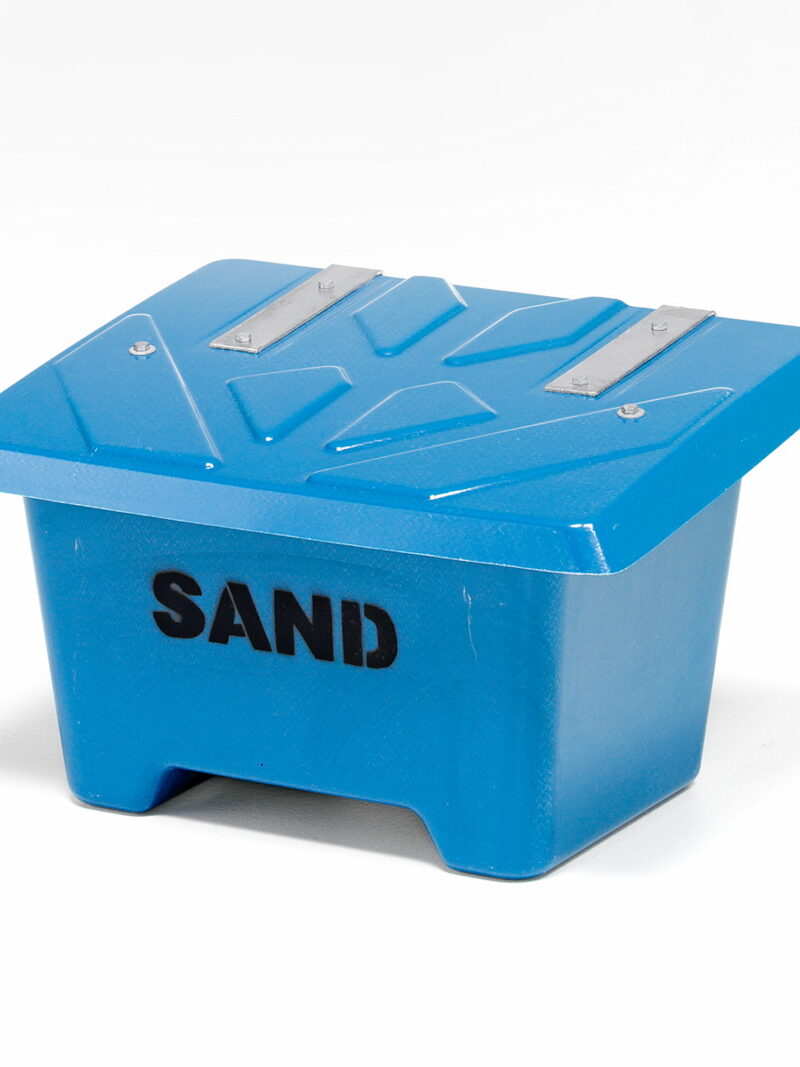 Pojemnik na sól/piach, 400x690x540 mm, 65 L, niebieski