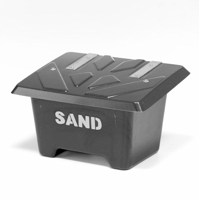 Pojemnik na sól/piach, 400x690x540 mm, 65 L, czarny