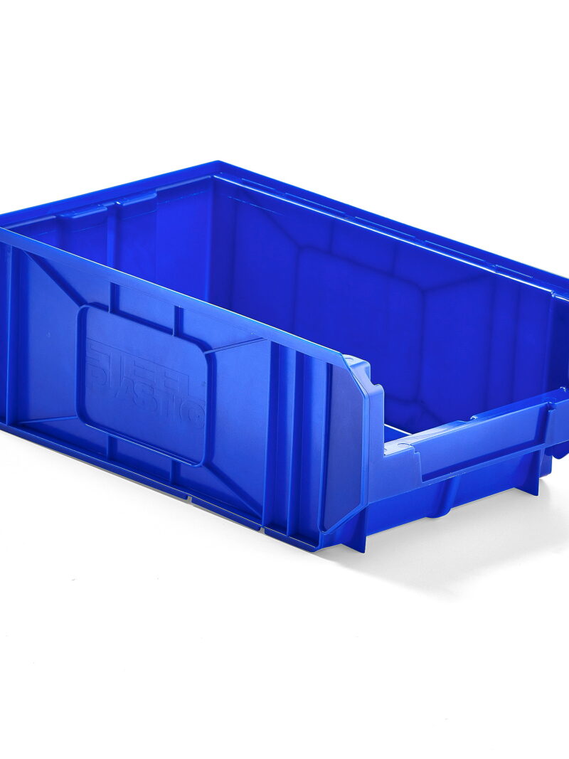 Pojemnik magazynowy APART, 485x300x190 mm, 27,3 L, niebieski