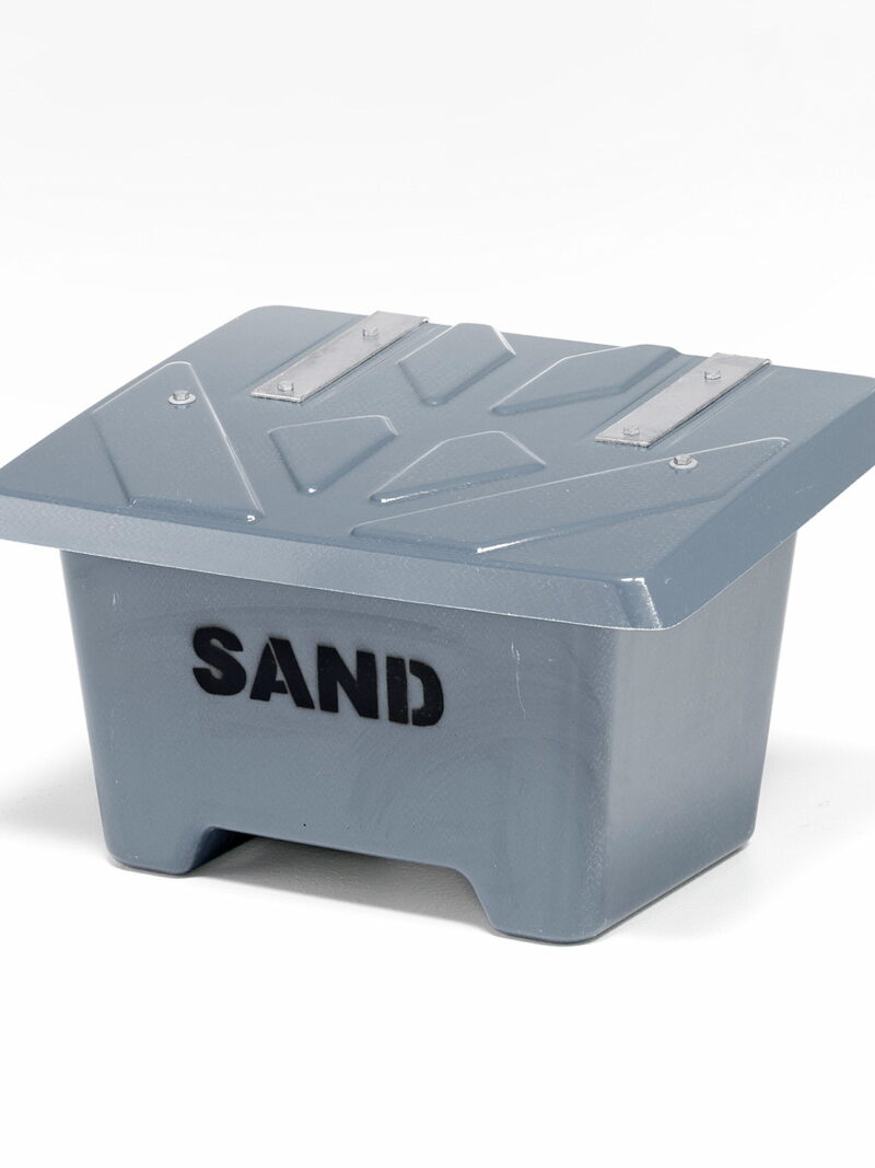 Pojemnik na sól/piach, 400x690x540 mm, 65 L, szary