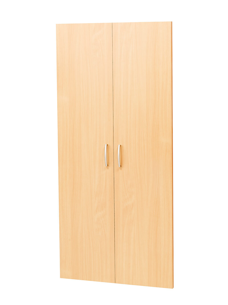 Drzwi do regału FLEXUS, ukrywają 4 półki, 1610 mm, buk
