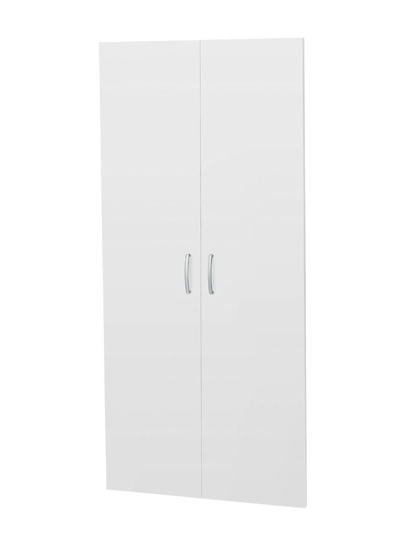 Drzwi do regału FLEXUS, ukrywają 4 półki, 1610 mm, biały