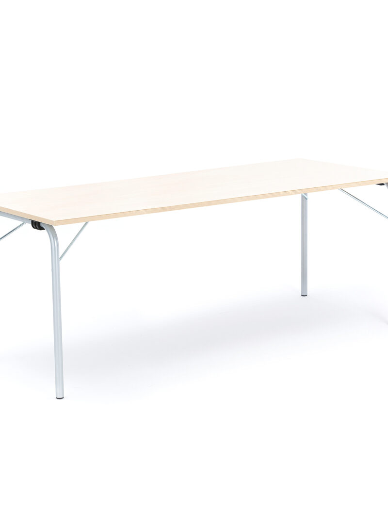 Wielofunkcyjny stół składany, 1800x700x720 mm, galwanizowany, laminat brzoz