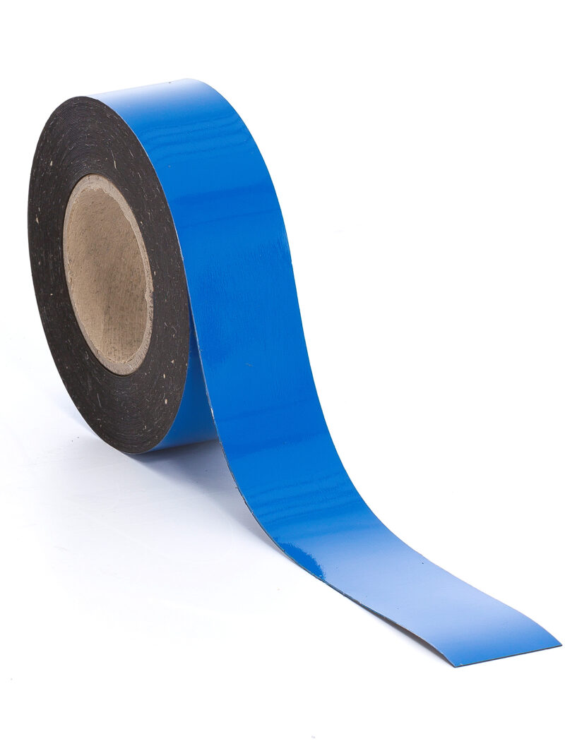 Taśma magnetyczna, 50 mm x 20 m, niebieski