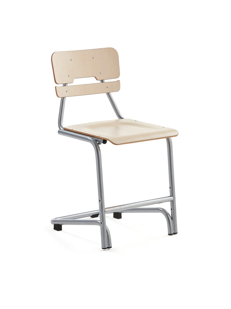 Krzesło szkolne DOCTRINA, 500 mm, brzoza