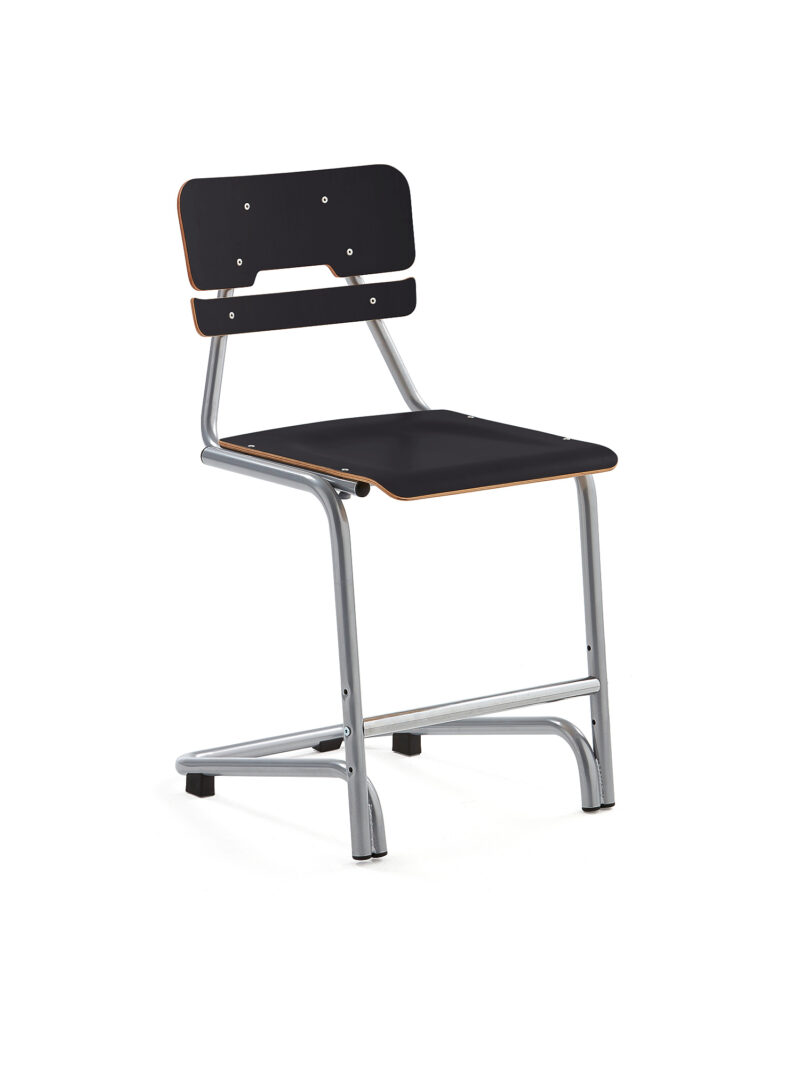 Krzesło szkolne DOCTRINA, 500 mm, czarny
