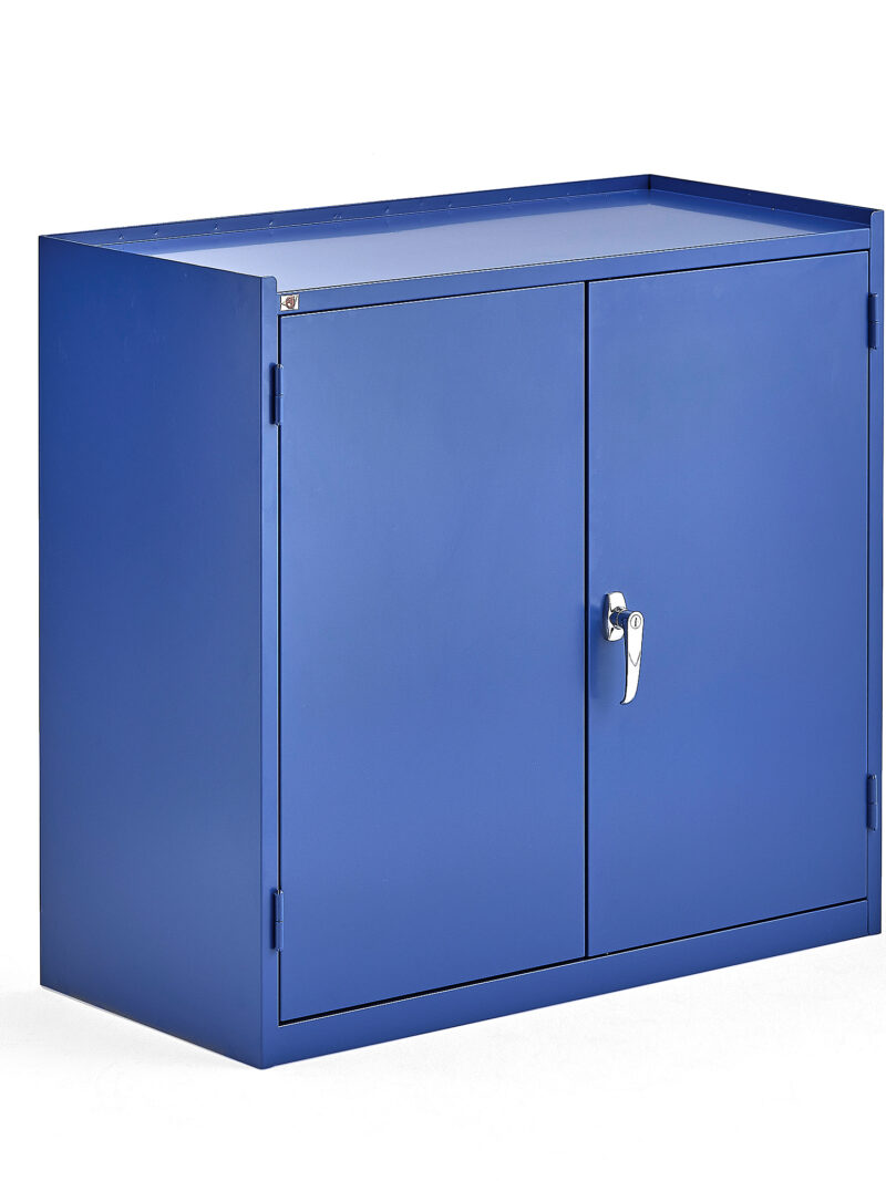 Szafka warsztatowa SERVE, 2 szuflady, 900x450x950mm, niebieski