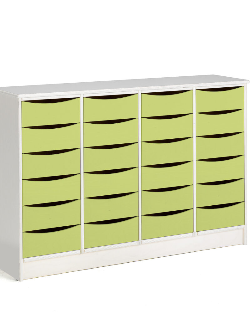 Komoda Björkavi, 24 szuflady, zielony
