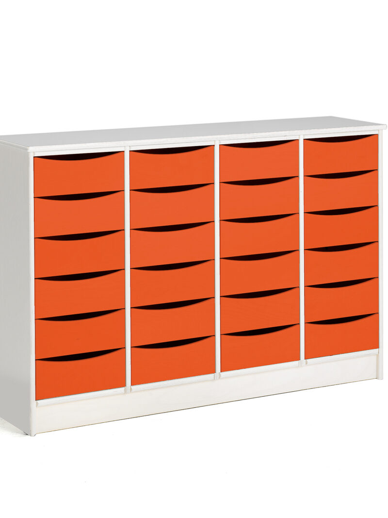 Komoda Björkavi, 24 szuflady, pomarańczowy
