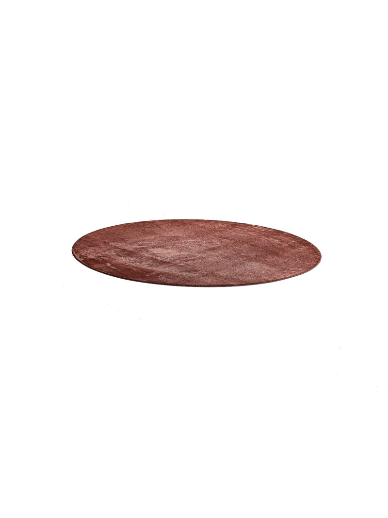 Okrągły dywan ROBIN, Ø 2000 mm, rdzawy