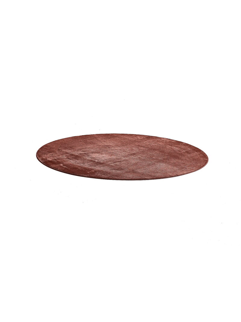 Okrągły dywan ROBIN, Ø 2500 mm, rdzawy