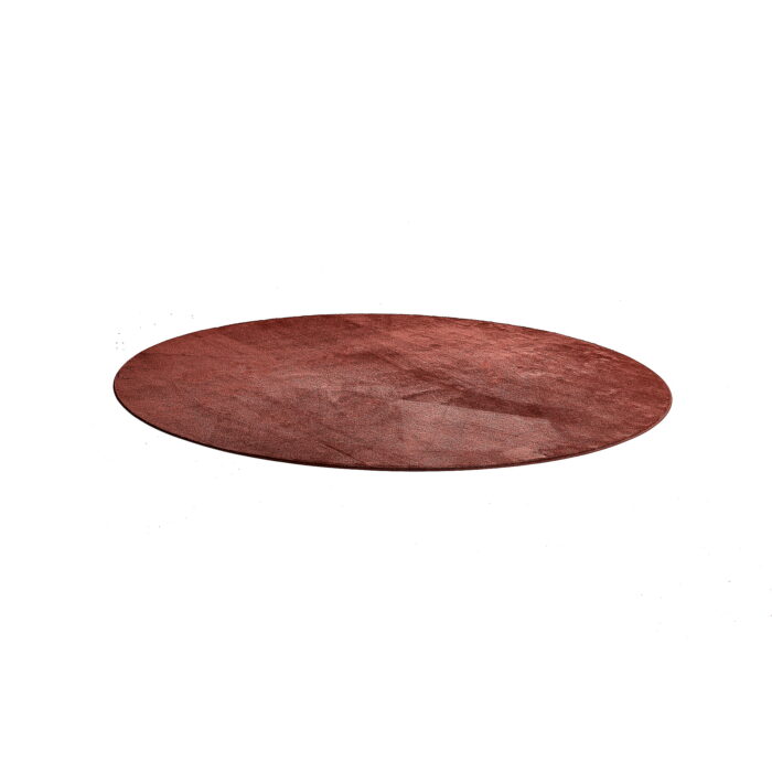 Okrągły dywan ROBIN, Ø 3500 mm, rdzawy