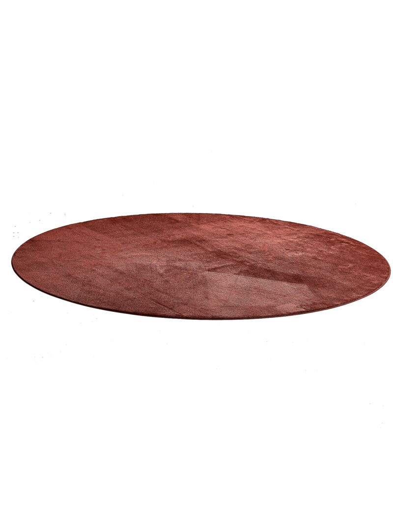 Okrągły dywan ROBIN, Ø 3500 mm, rdzawy