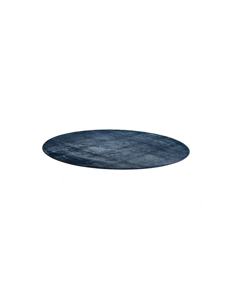 Okrągły dywan ROBIN, Ø 2000 mm, ciemnoniebieski