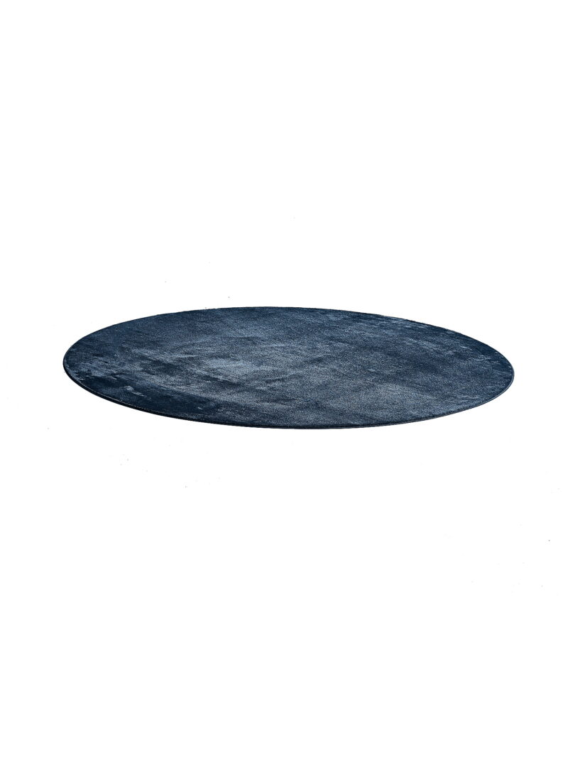 Okrągły dywan ROBIN, Ø 3000 mm, ciemnoniebieski