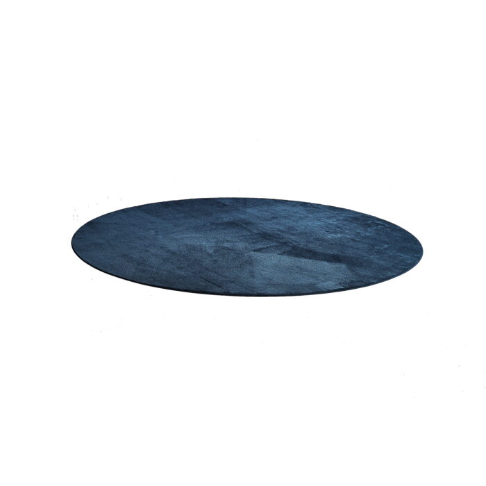 Okrągły dywan ROBIN, Ø 3500 mm, ciemnoniebieski
