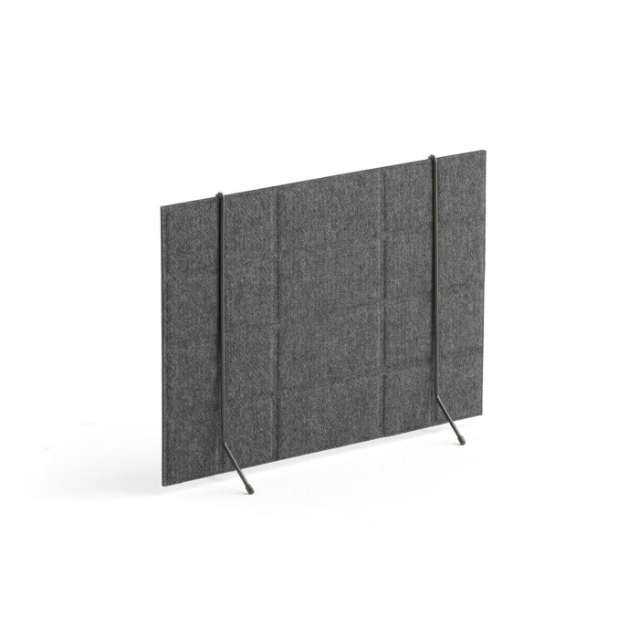 Ścianka biurkowa SPLIT, 600x430 mm, ciemnoszary