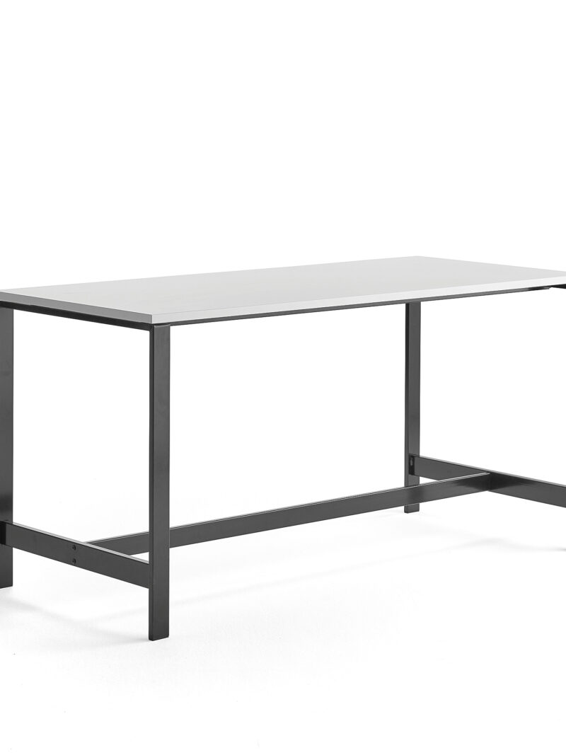 Stół VARIOUS, 1800x800x900 mm, czarny, biały