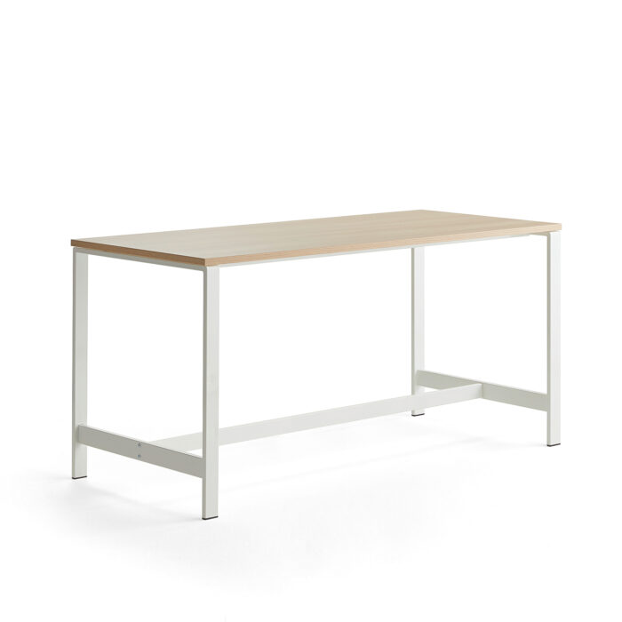 Stół VARIOUS, 1800x800x900 mm, biały, dąb