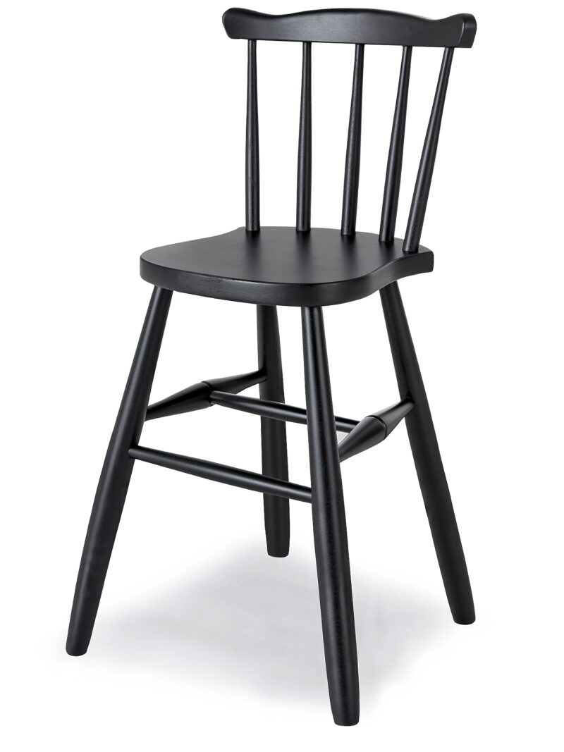Krzesło dziecięce BASIC, 520 mm, czarny
