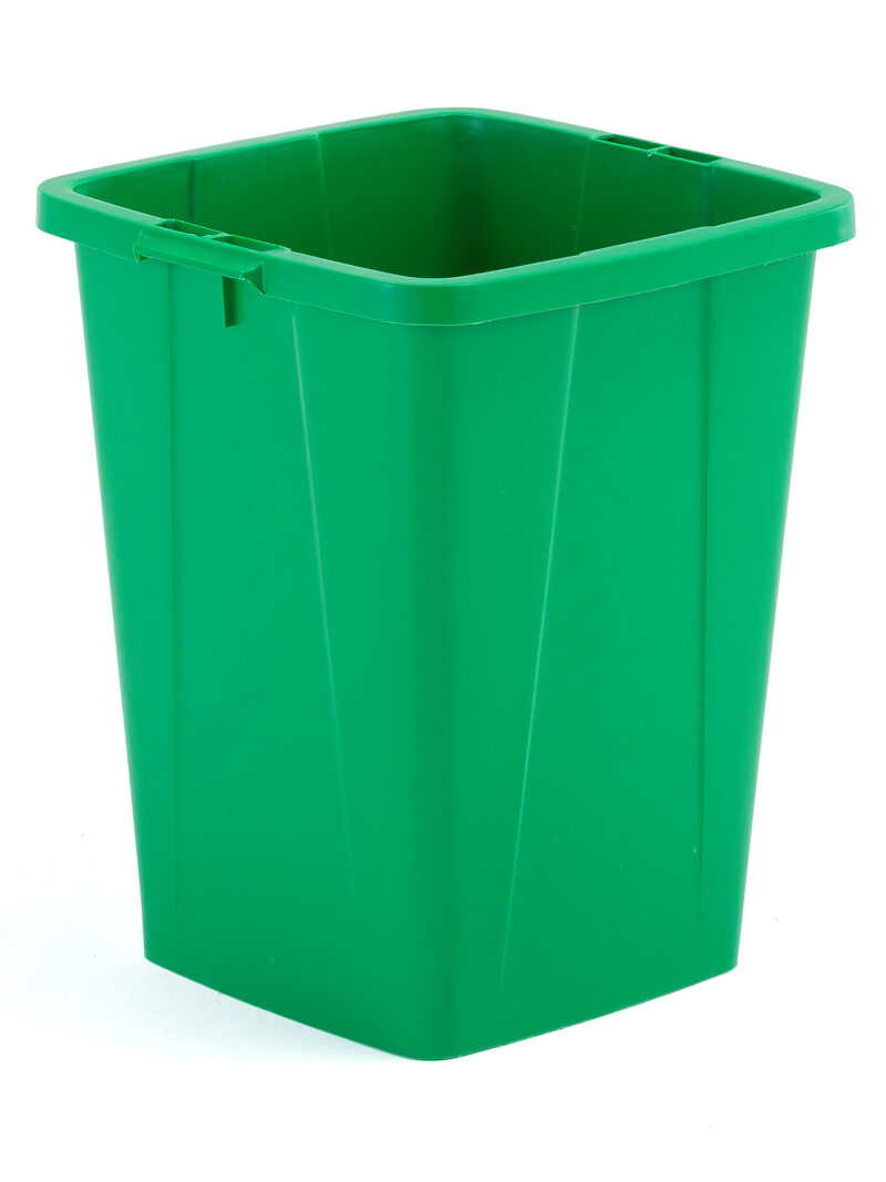 Kosz na śmieci OLIVIER, 610x490x510 mm, 90 L, zielony