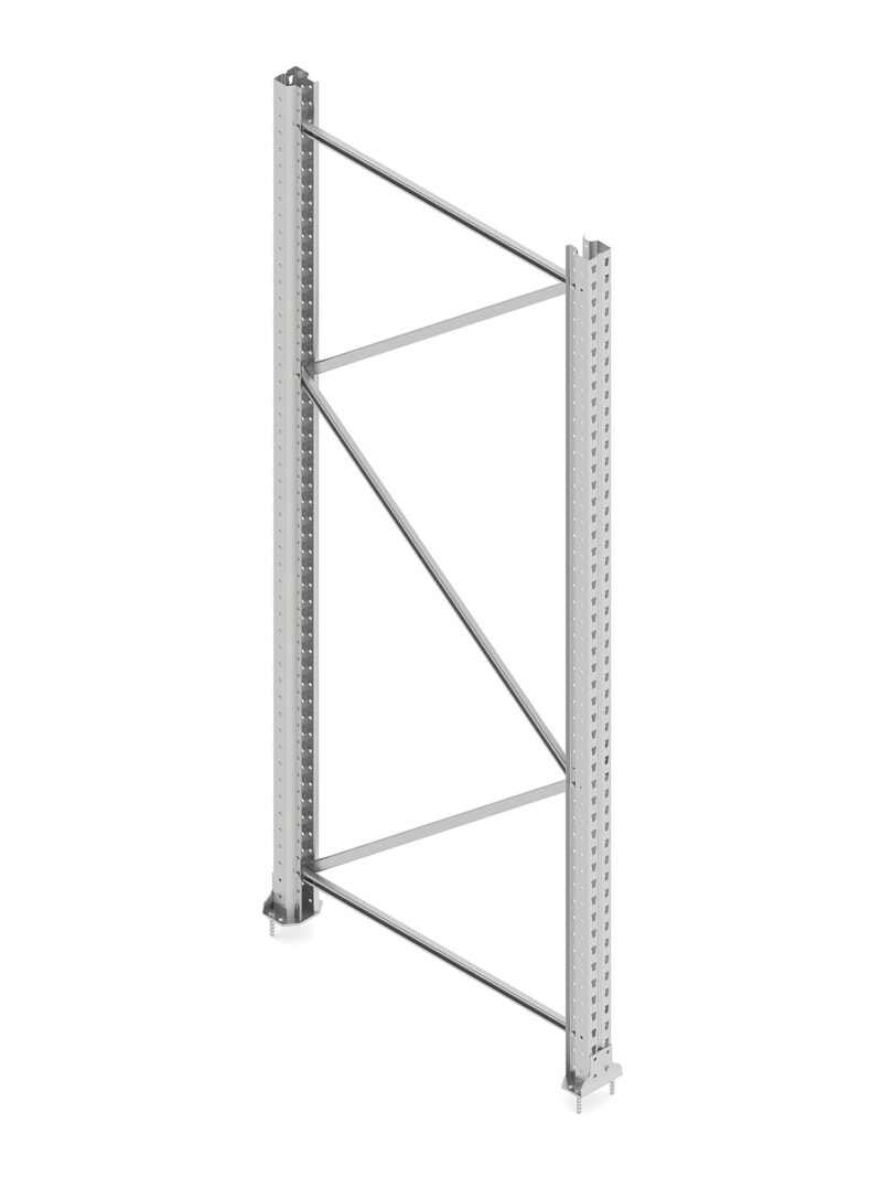 Rama regału paletowego ULTIMATE, 2500x1100 mm, 9500 kg