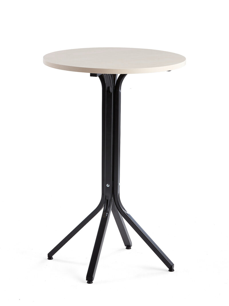 Stół VARIOUS, Ø700x1050 mm, czarny, brzoza