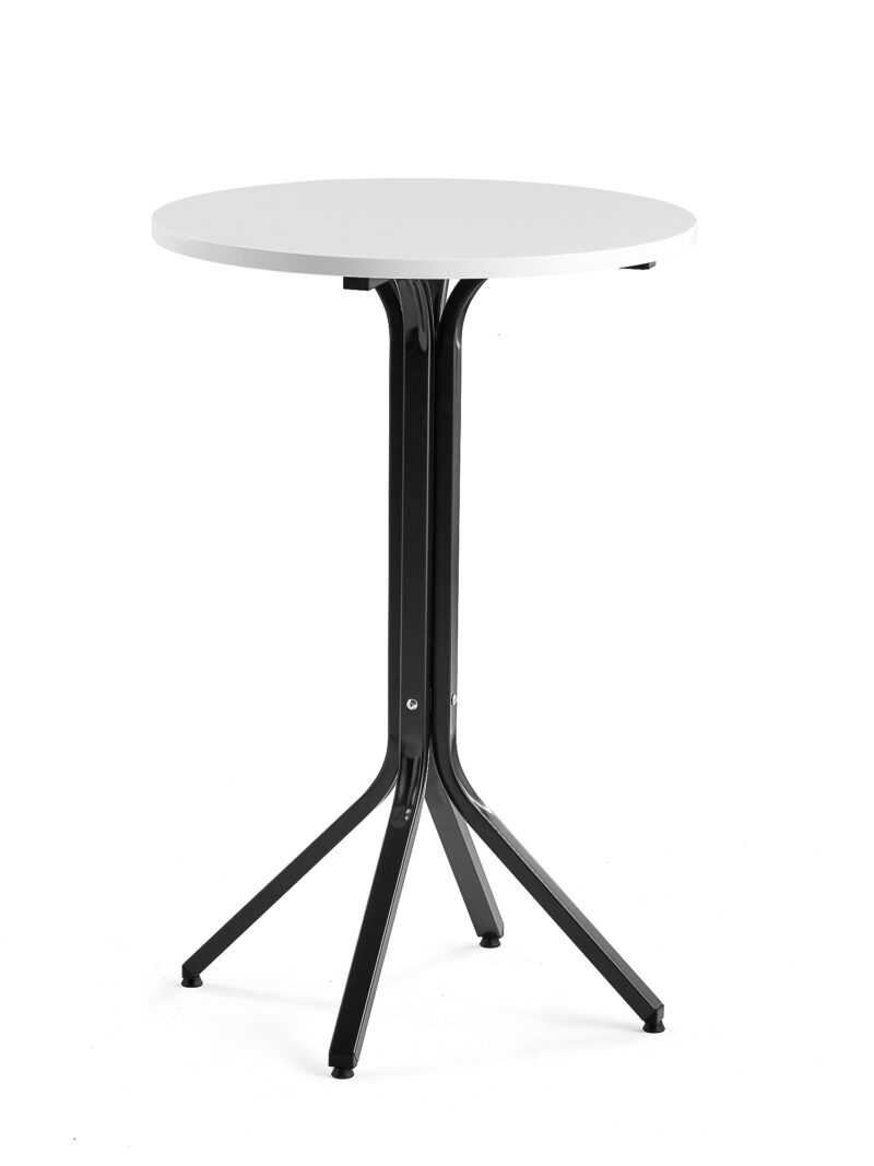 Stół VARIOUS, Ø700x1050 mm, czarny, biały