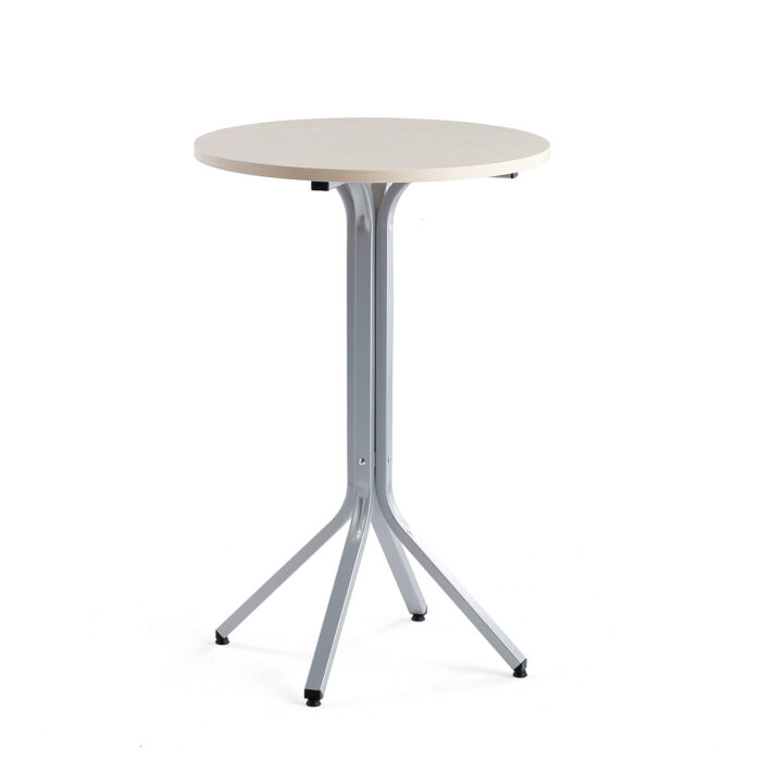 Stół VARIOUS, Ø700x1050 mm, srebrny, brzoza