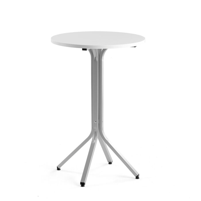 Stół VARIOUS, Ø700x1050 mm, srebrny, biały