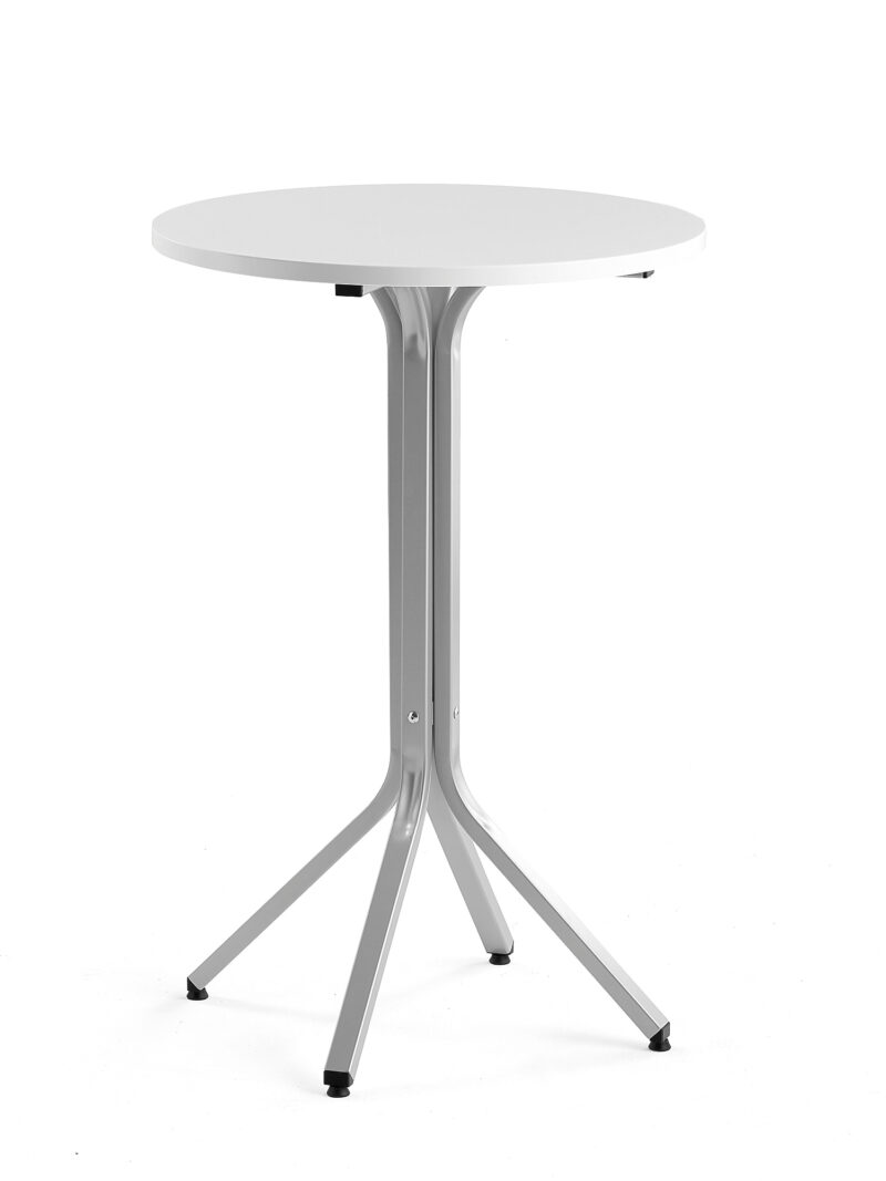 Stół VARIOUS, Ø700x1050 mm, srebrny, biały