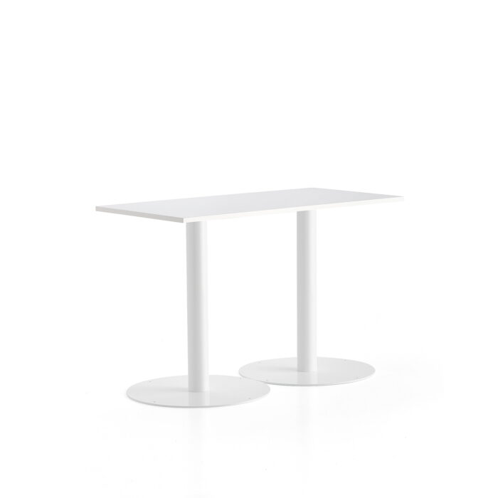 Stół ALVA, 1400x700x900 mm, biały, biały