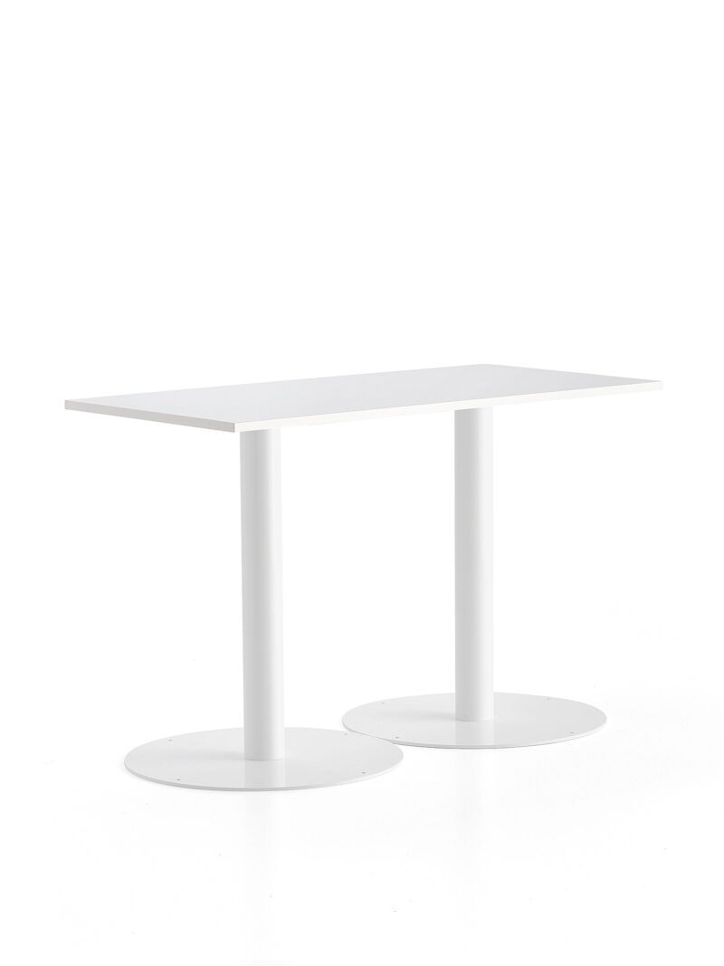 Stół ALVA, 1400x700x900 mm, biały, biały