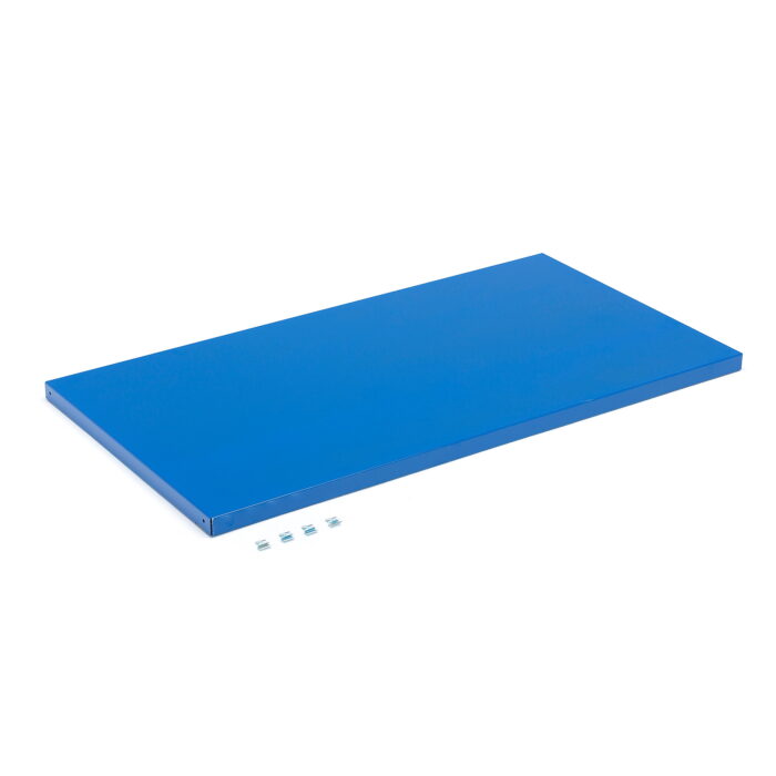 Półka dodatkowa do szafy SUPPLY/SHIFT, 635 mm, 100 kg, 1105x575 mm, niebieski