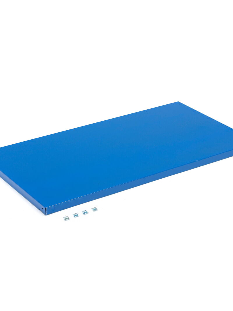 Półka dodatkowa do szafy SUPPLY/SHIFT, 635 mm, 100 kg, 1105x575 mm, niebieski