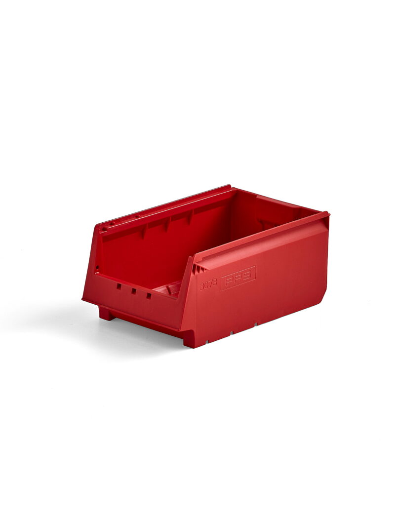 Pojemnik do przechowywania AJ 9000, -73 seria, 350x206x155 mm, czerwony