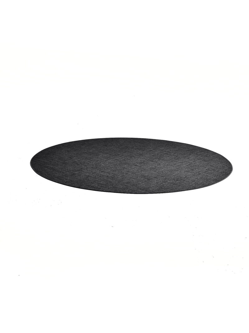 Okrągły dywan MELVIN, Ø 3000 mm, ciemnoszary