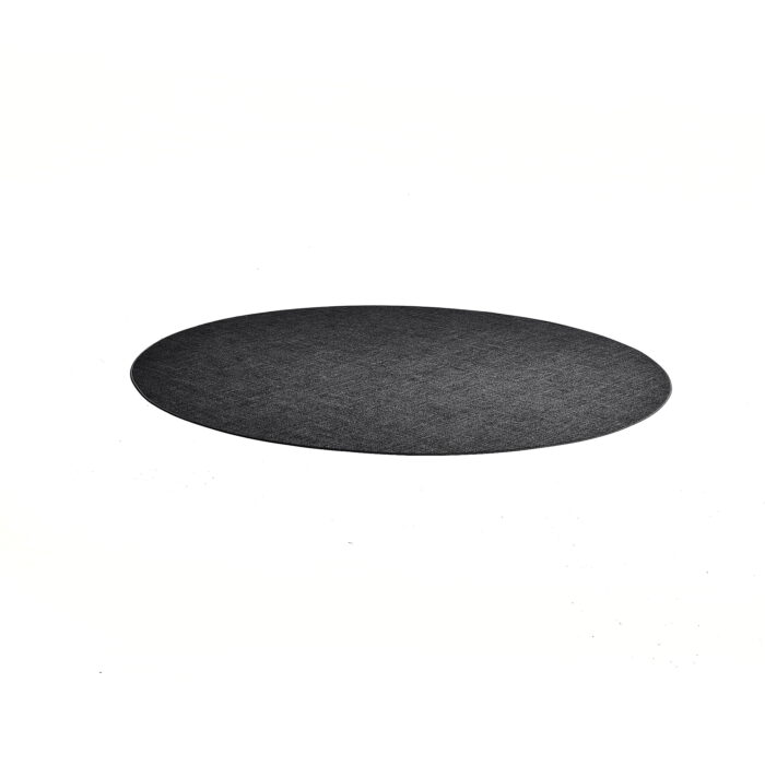 Okrągły dywan MELVIN, Ø 3500 mm, ciemnoszary