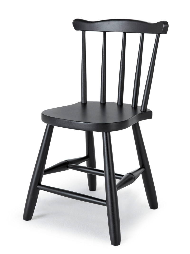 Krzesło dziecięce BASIC, 370 mm, czarny