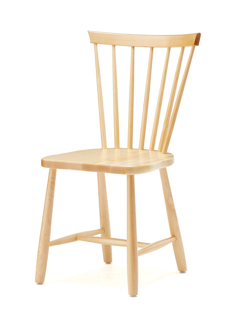 Krzesło drewniane ALICE, 440 mm, brzoza